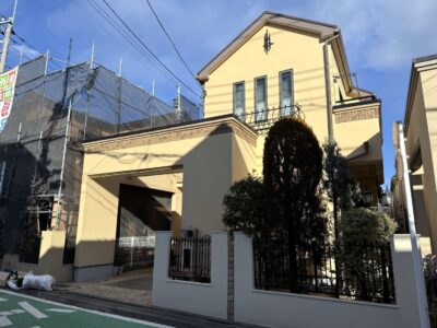 【練馬区　屋根・外壁塗装工事】ビーズコートF使用！超撥水つや消し塗料です！